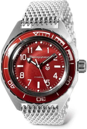 Mechanical Self-Winding Diver Wrist Watch VOSTOK | Komandirskie vole various 650840 Automatic 