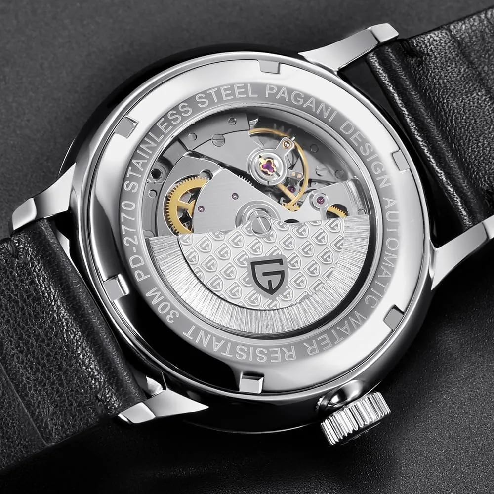 Mechanical Wrist Watch Pagani Design 2770 Men's Elegant Dress Automatic infancy Watches 43MM Dial Full Stainless Steel Waterproof Fashion Casual 