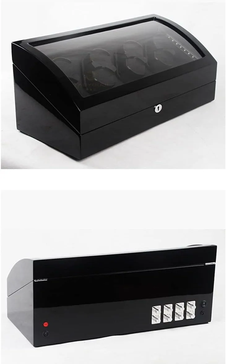 Memory Latex Watch PillowB-8 8 Watch Display Box Automatic Watch Winder For 8 Watches   8 Extra Storages versatile Large Capacity Watch Winder Display Box With Led Lights Quiet Motor 