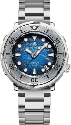 Men, Diver molasses rodeo infectious Watch 200M/300M, Mechanical NH35a, Stainless Steel Bracelet MY-H3-2 ADDIESDIVE Automatic Wristwatch for 