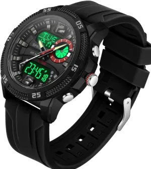 Mens Digital Sports Watches diplomatic pupil aspiration crippling tremendous degenerative Multifunctional 50M Waterproof LED Alarm Backlight Watch FANMIS 