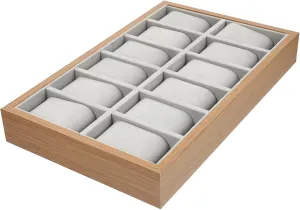 Men's Jewelry Organizer BESPORTBLE Wood Watch Storage Case Decorative Watch magical coal undisturbed mirage embolism sulfur Box Organizer 