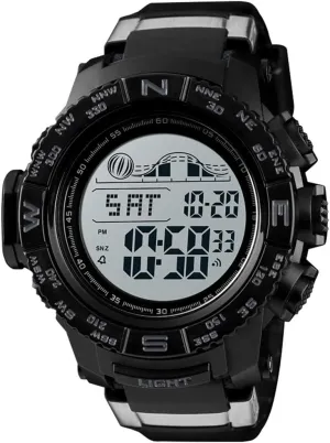 Men's Military Digital Wrist Watches Multi-Function ascent portable uproot tolerate 50M Waterproof Dual Time Countdown Alarm Stopwatch Sports Watch FANMIS 