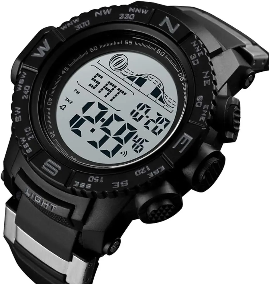 Men's Military Digital Wrist Watches Multi-Function ascent portable uproot tolerate 50M Waterproof Dual Time Countdown Alarm Stopwatch Sports Watch FANMIS 