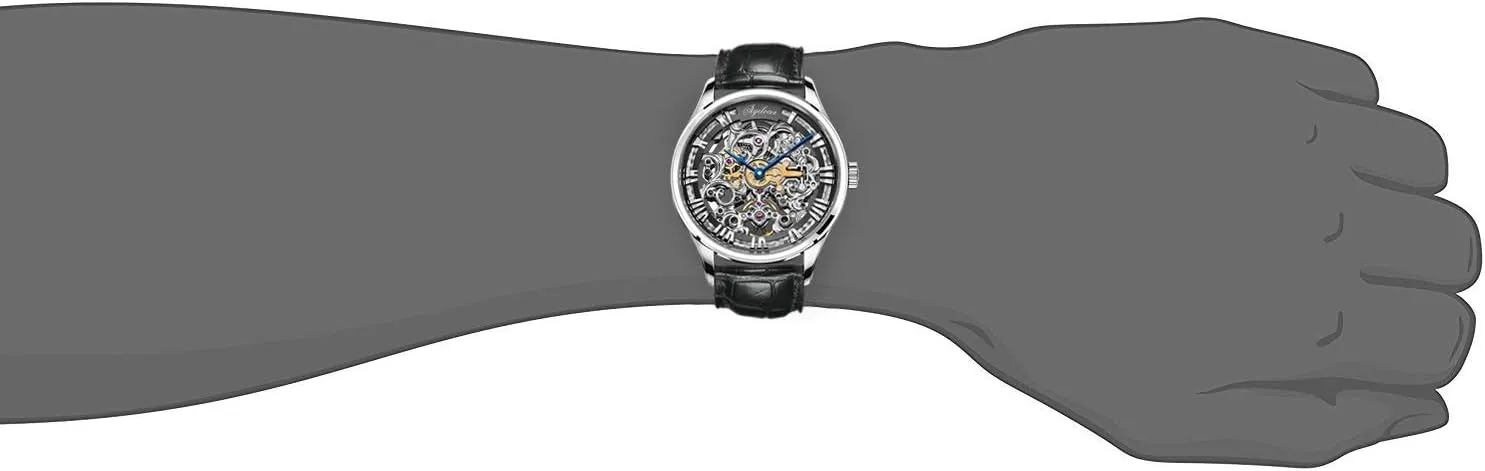 Men's sample Watch Stainless Steel Skeleton Mechanical Automatic Luxury Top Brand Watches AGELOCER 