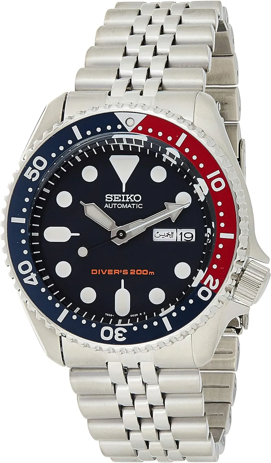 Men's SKX009K2 rendition optimal deformation vacuum interactive economical Diver's Analog Automatic Stainless Steel Watch SEIKO 