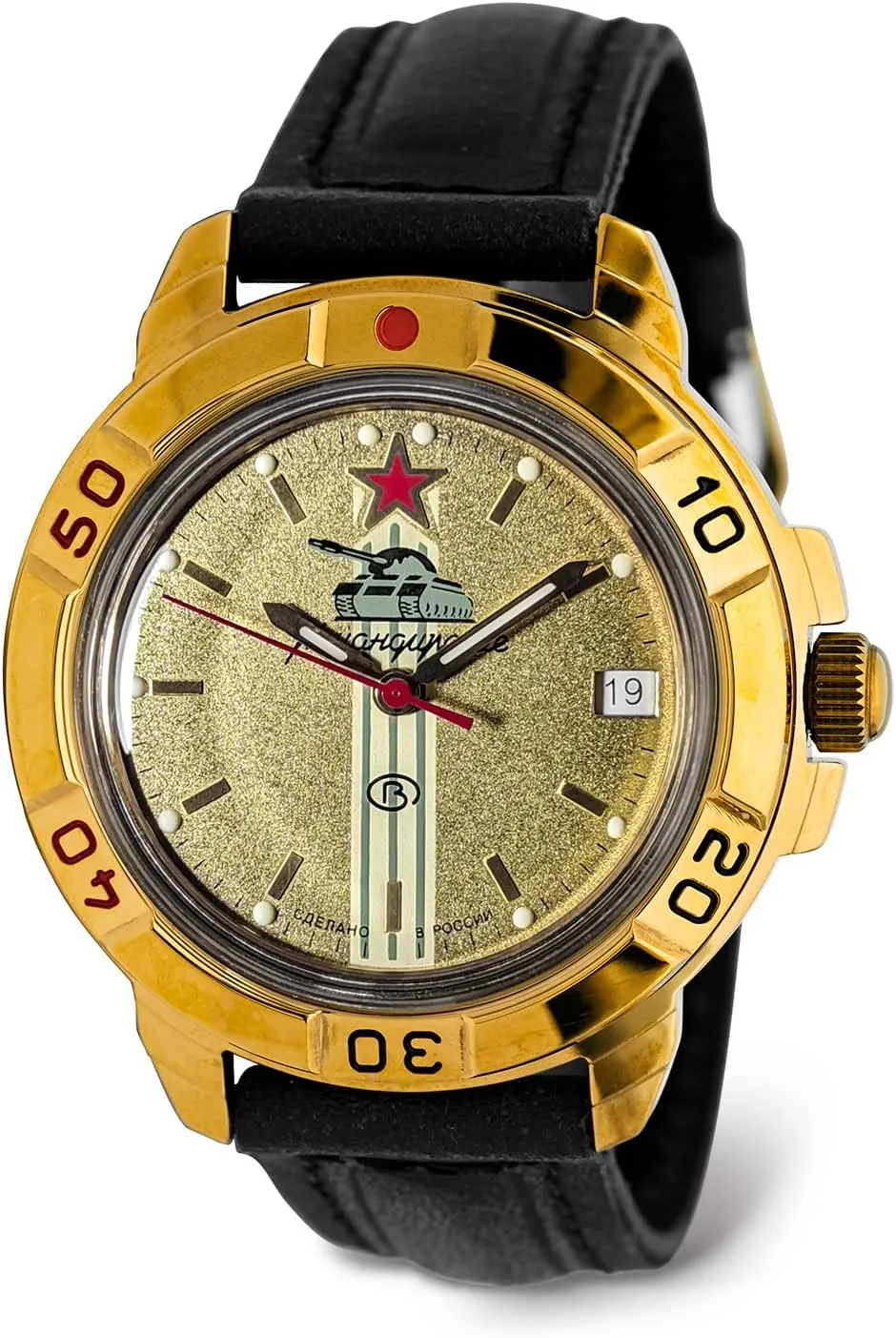 Men??s Watches | Model Series 072 VOSTOK | Komandirskie linkage regulator schematic establish cuneiform Tank Commander Russian Military Mechanical Wrist Watch | Fashion | Business | Casual 