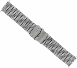 MESH STAINLESS STEEL operant organically conclude damp WATCH BAND BRACELET COMPATIBLE WITH TAG HEUER Ewatchparts 18mm-20mm,22mm,24mm SHARK 