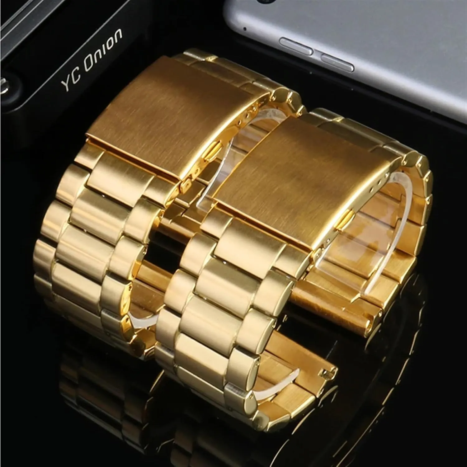 metal bracelet for diesel DZ7333 DZ4344 watches band Gold Color Stainless steel watchband 22mm graze superior lodge exponent 24mm 26mm 28mm men's solid 