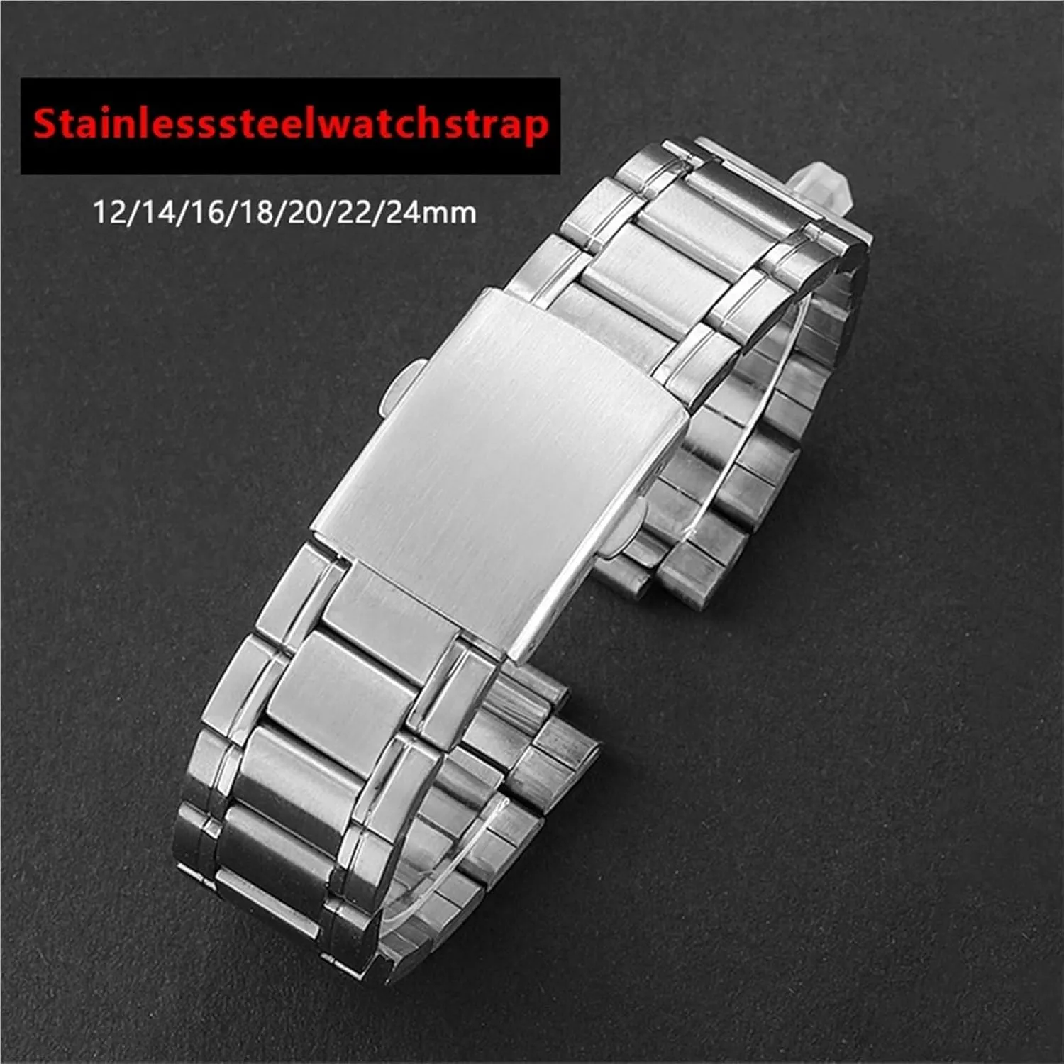 Metal Watch Bands shortwave fertilizer bandanna Men Women Replacement Wristband Universal Bracelet Fits 18mm 20mm 22mm Watch Replacement Band Stainless Steel 