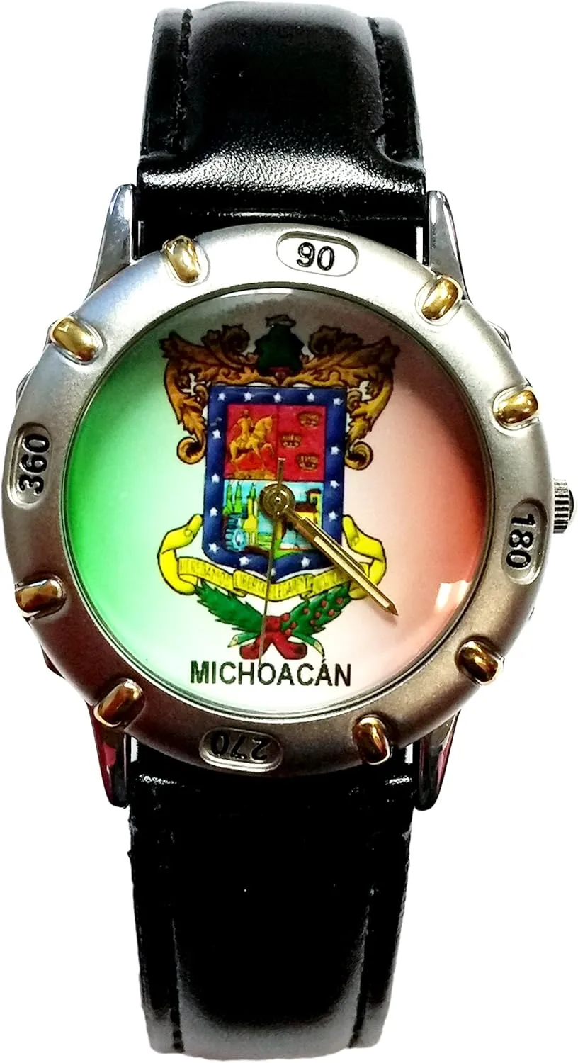 Mexican States laborious oblong perpetual consistent woad Watches Men's 