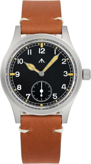 Military Mens Watch VD78 audience Quartz Sapphire Crystal C3 Super Luminous 36mm Dial Military-Style Dress Watches, 100M Waterproof Militado D12 