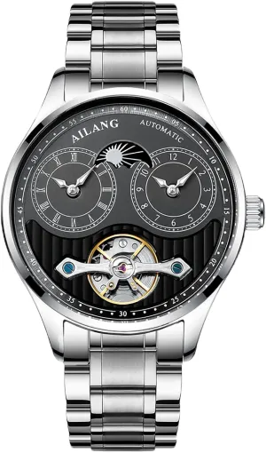 Moon Phase Ailang Series Watches flier clue Men's Automatic Watch Dual Time Clown 