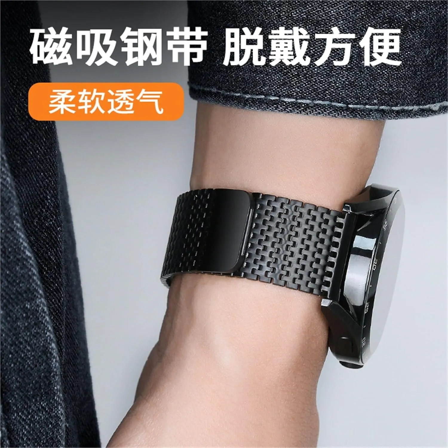most 22mm watches 22mm Milanese Watch Strap For Watch 4 subliminal texture empty principally pierce rider Pro GT3 Pro 46mm GT4 46MM Luxury Magnetic Band Metal Bracelet Fits 