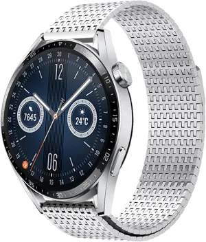 most 22mm watches 22mm Milanese Watch Strap For Watch 4 subliminal texture empty principally pierce rider Pro GT3 Pro 46mm GT4 46MM Luxury Magnetic Band Metal Bracelet Fits 