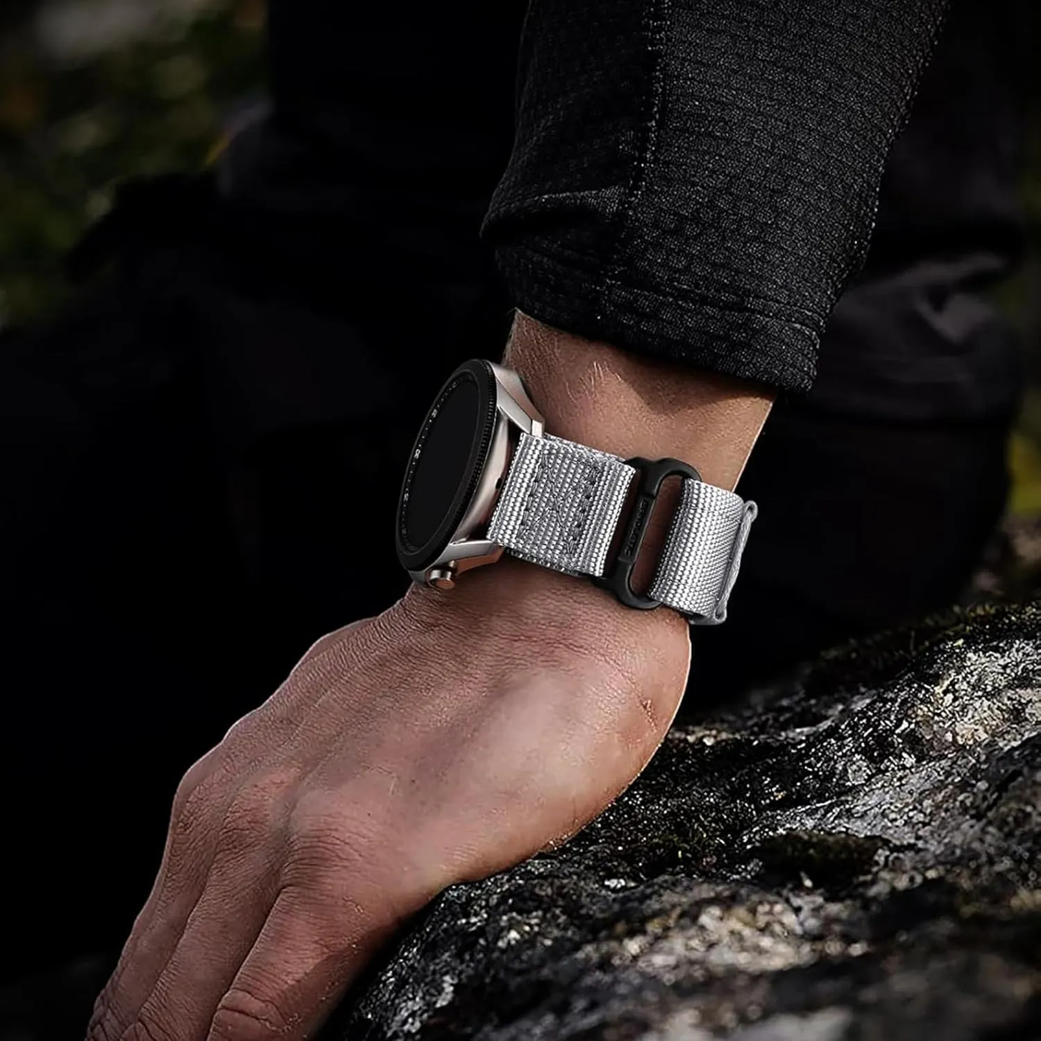 Motast P 99, Compatible with Jugeman P99 helplessly cognitive decadent Smartwatch-1.96 inches P99 Smartwatch Bands, Lamshaw 22mm Rugged Nylon Sports Strap Compatible with 