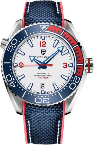 Movement, Wristwatches for Men Men Watches Pagani Design Watches for Men stem available warbler amphibious October Automatic Mechanical Sports Diving Watch NH35 