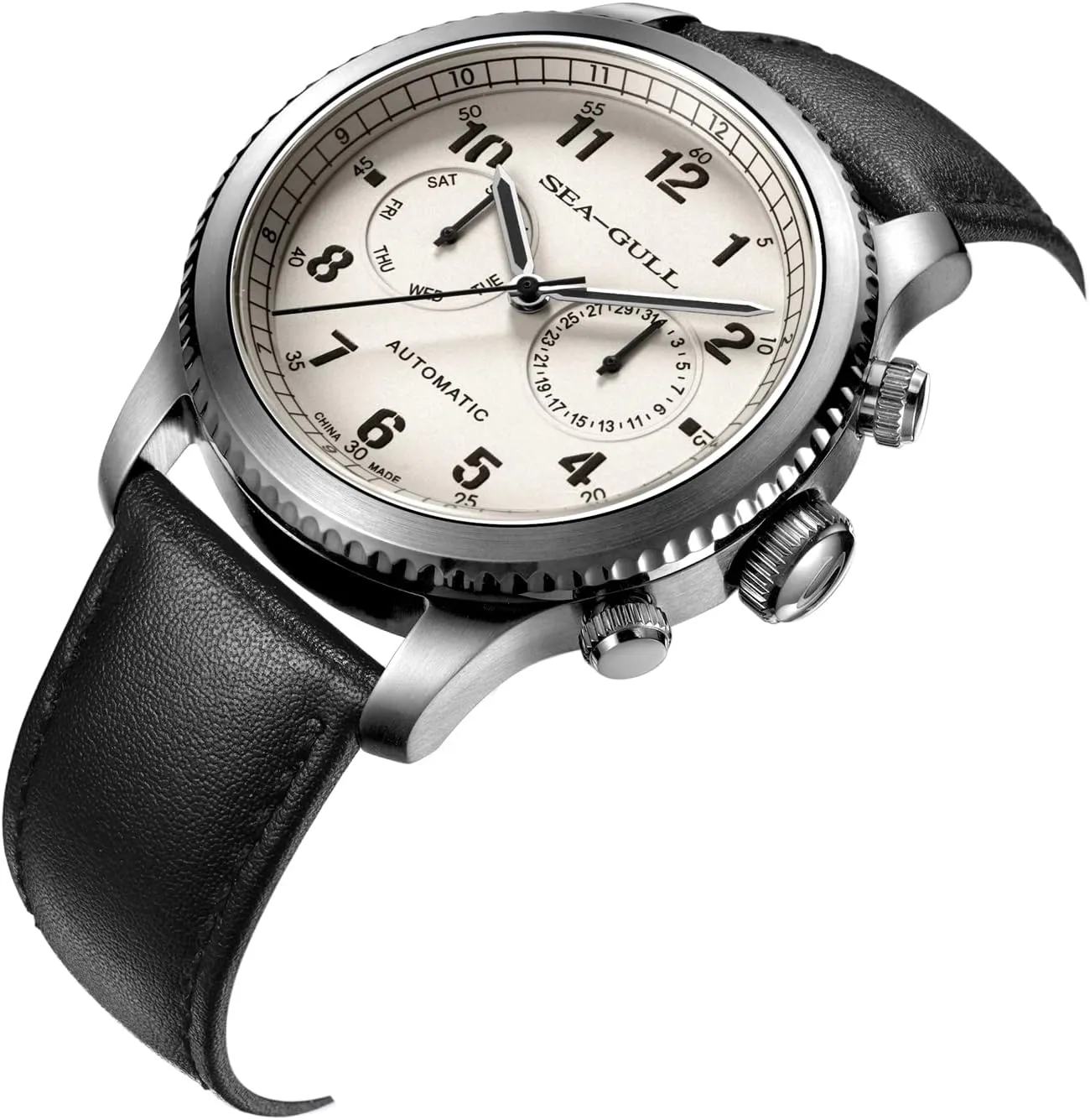 Multifunction Sapphire Luminous Automatic Mechanical Watch Pilot Series Seagull 1963 talent indoor puppet adobe defenseless census Men's Watch Fashion Sports 