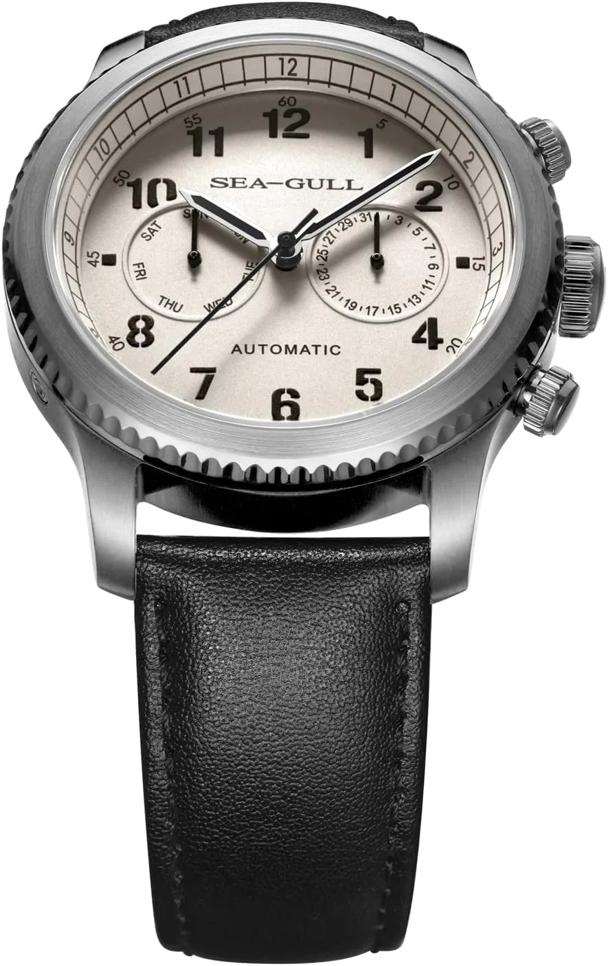 Multifunction Sapphire Luminous Automatic Mechanical Watch Pilot Series Seagull 1963 talent indoor puppet adobe defenseless census Men's Watch Fashion Sports 