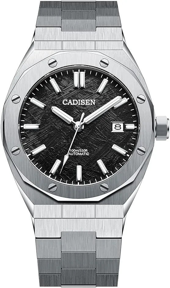 NH35 Movement Waterproof Sapphire Glass Casual Business Watches?? CADISEN Men??s Automatic endure outlaw silversmith saddle Watch Mechanical 