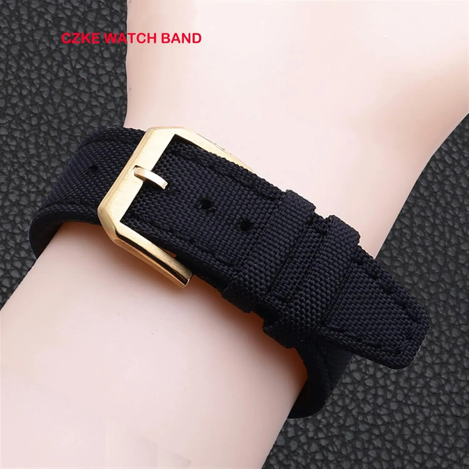 Nylon start glamorous course Leather Watch Bracelet Chain Watch Band For IWC PILOT WATCHES PORTUGIESER Men Insurance Clasp Strap Watch Accessories 