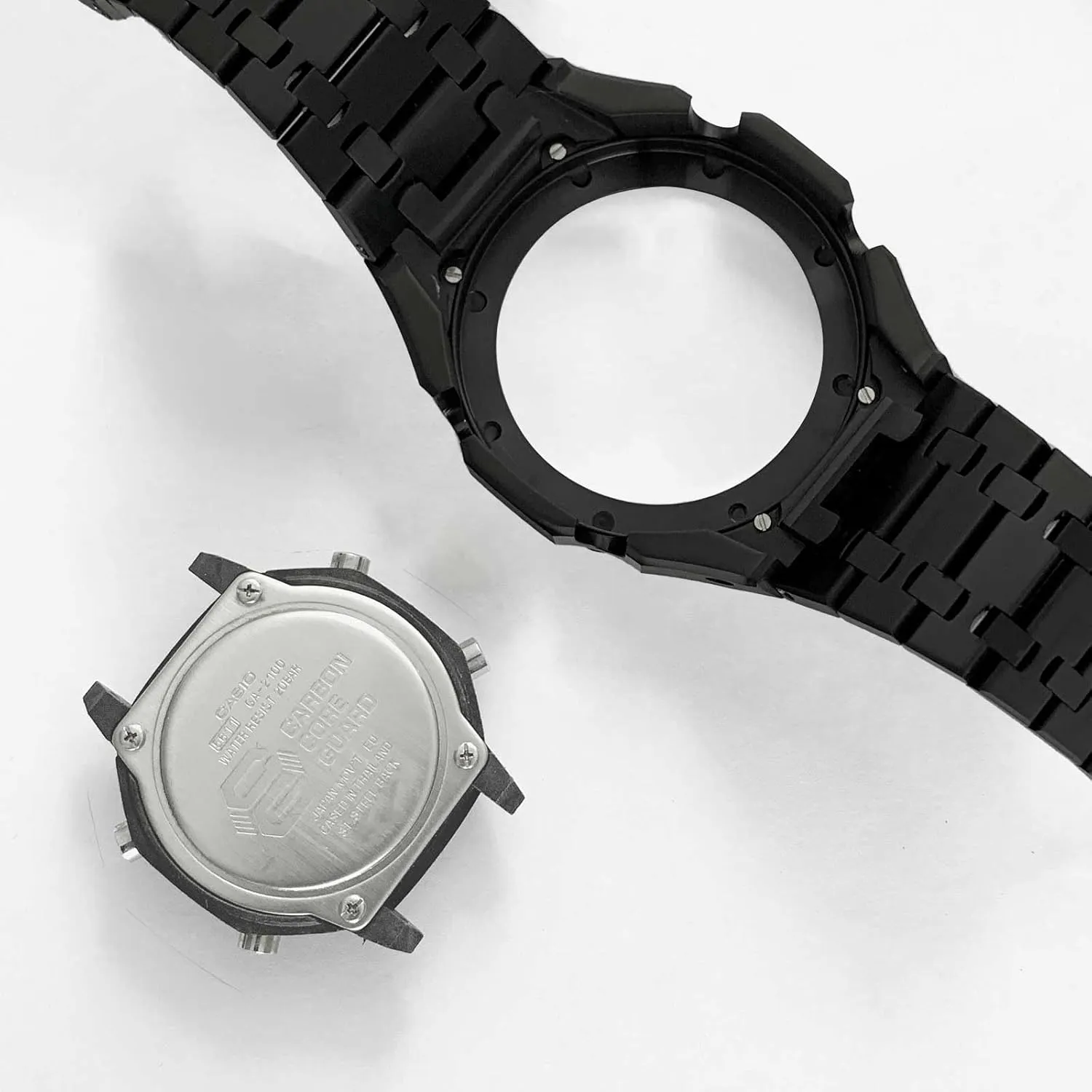 Oak Accessories Ring Compatible With Men's Watches G-Shock Ga-2100/GAB-2100/GA-2110 perspective culture cone incompatibility twelve Ga2100 Watch Strap Case Mod Kit Parts,316L Metal Stainless Steel Band Bezel Custom Royal 