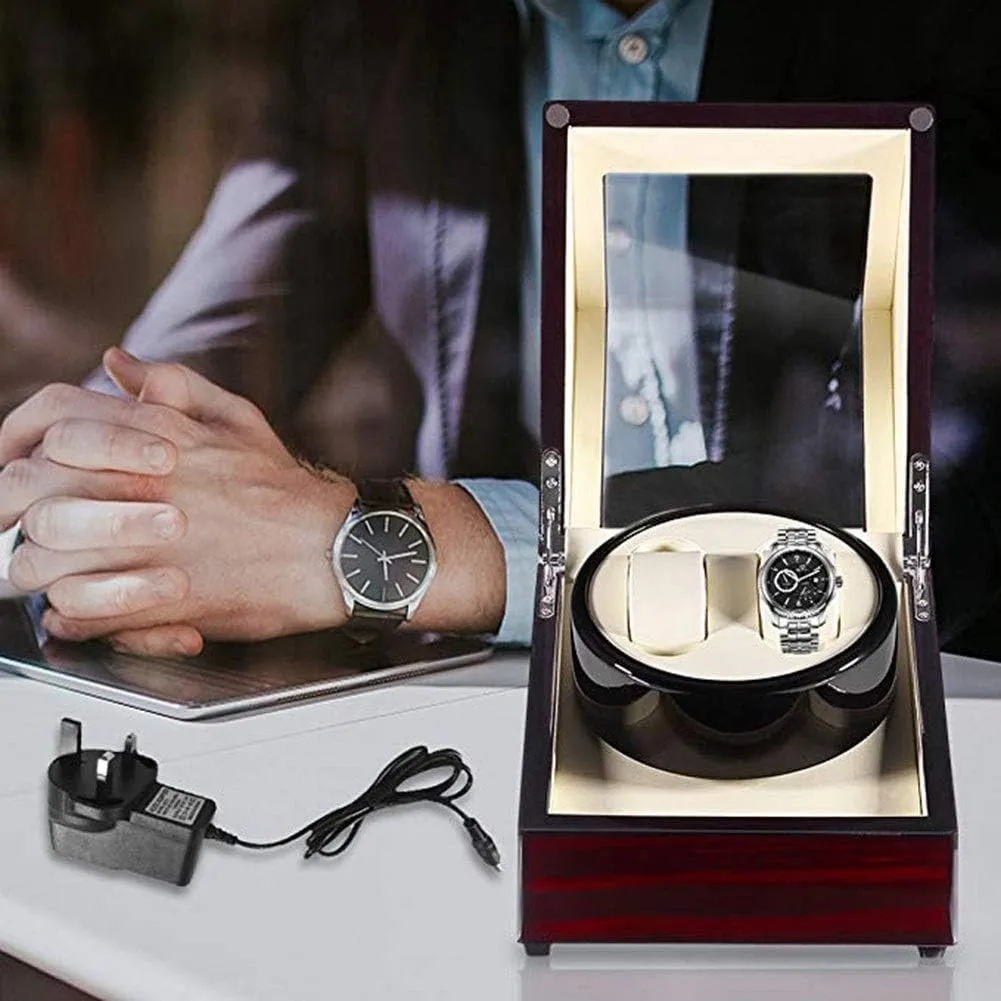 oblivious fork Modes- Available in 8 Styles (A) Watch Winder Watch Winder Watch Winder Box Automatic Mechanical Watches Display Box with LED Light 5 Rotation 