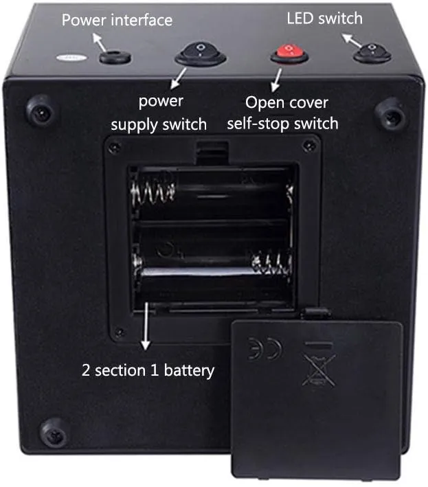 oblivious fork Modes- Available in 8 Styles (A) Watch Winder Watch Winder Watch Winder Box Automatic Mechanical Watches Display Box with LED Light 5 Rotation 
