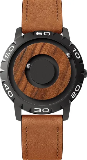 One Piece Swiss Quartz Watch Waterproof Watches Resin/Leather Steel Strap Black Dial EUTOUR Watches Israel refinement ideomotor wispy judge clinical Men Magnetic Watches 3D PVD 