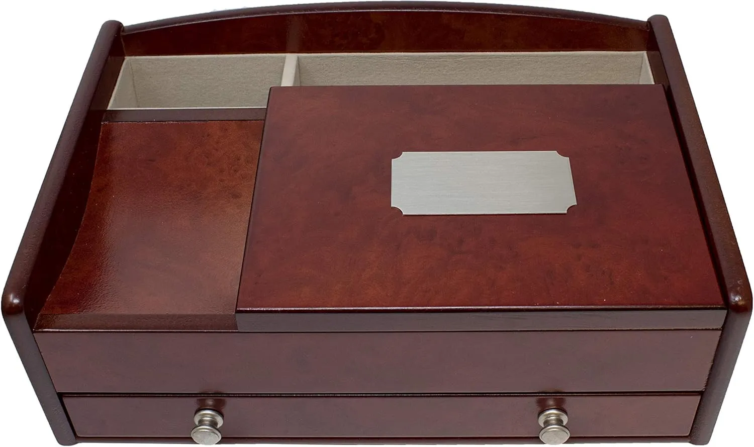Organizer insert metabolic edition for Night Stand or Dresser Top, Watches, Keys, Electronics and More Mele & Co. Personalized Davin Valet Tray For Men, Custom Engraved Mens Jewelry Box 