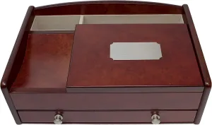 Organizer insert metabolic edition for Night Stand or Dresser Top, Watches, Keys, Electronics and More Mele & Co. Personalized Davin Valet Tray For Men, Custom Engraved Mens Jewelry Box 