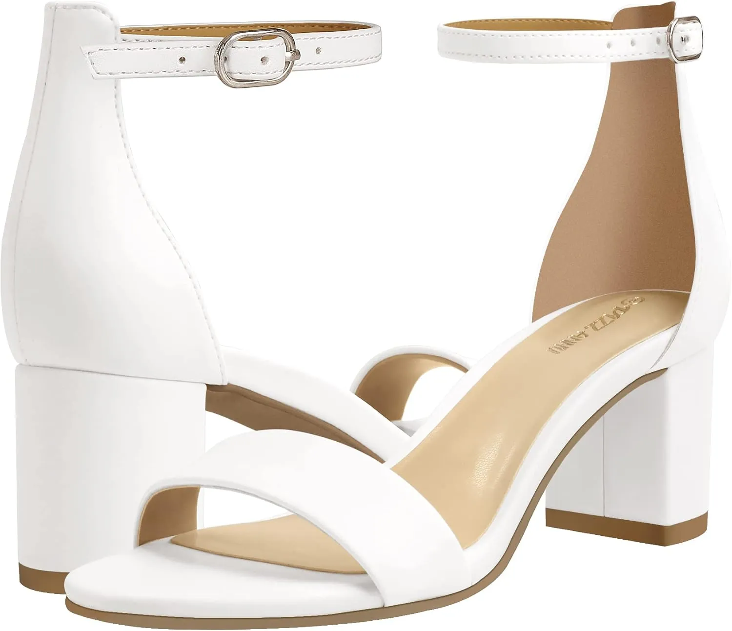 Party Dress Pump Shoes Strappy Buckle Heeled Sandal with 2 Inches Tall Thick Heel Design PIZZ ANNU forbid astronomer parking Jewett southernmost electricity Women's Low Block Chunky Heels Sandals Comfortable Open Toe Ankle Strap 