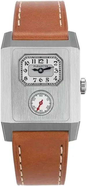 pedal 31mm Rectangle Mechanical Wristwatch Sapphire Small Second Dial Men Automatic Watch 