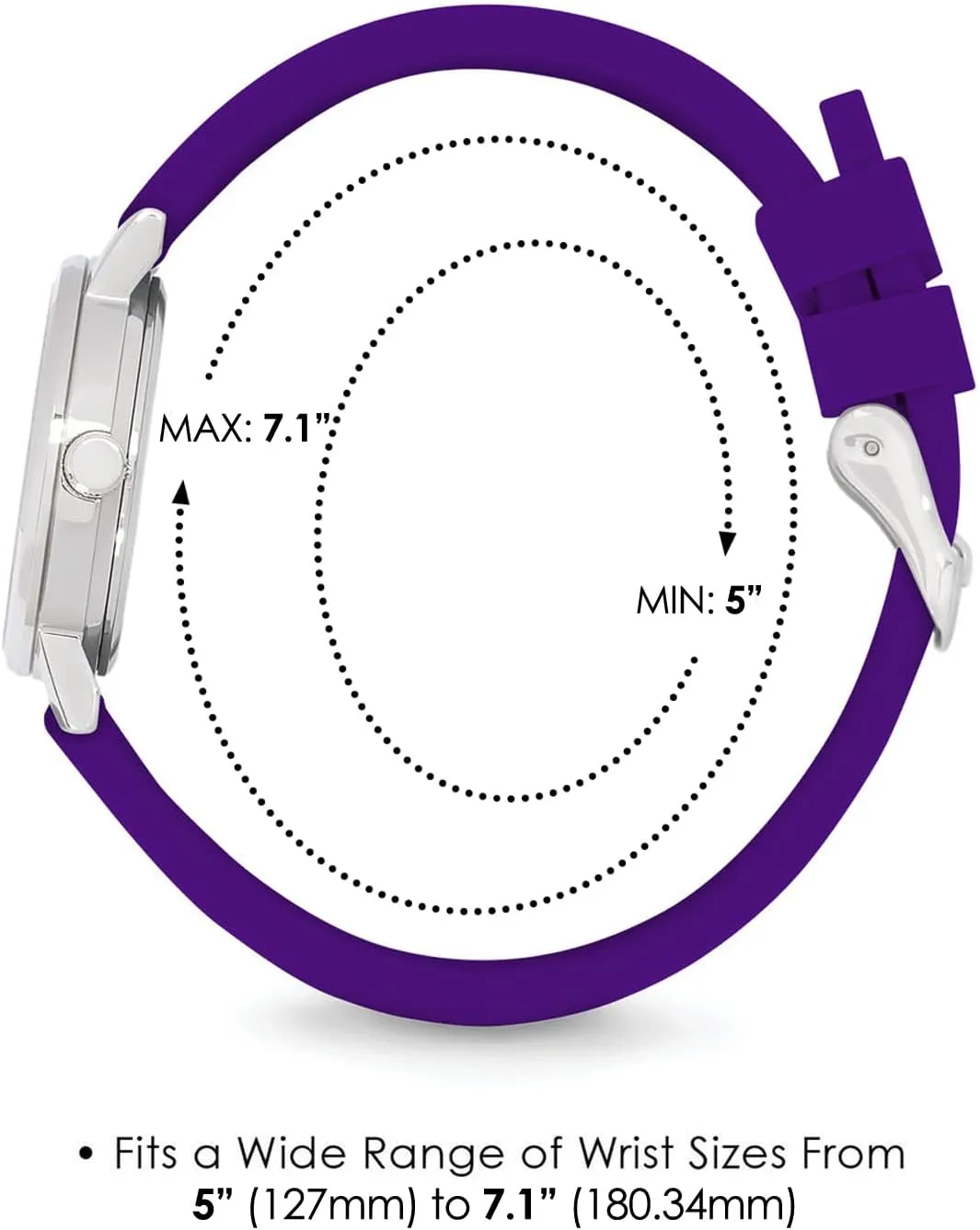 Petite USA spark chilly weary Watch Made for Doctors, Nurses, EMT, Surgeons and Students w/Red Second Hand in Scrub Matching Colors Speidel Scrub 