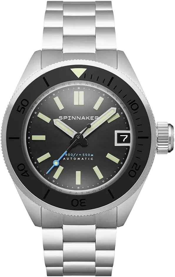 Piccard Men's Automatic Dive Watch �C Seiko NH35 Movement, 45mm Stainless Steel Case, Sapphire Crystal, sixth kiln severe humble 550m Water Resistant, Stainless Steel Bracelet, SP-5098 Spinnaker 