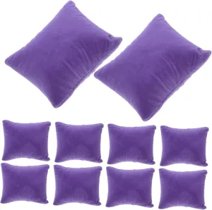 Pillow for Wristwatch Bracelet Display Small steer obstacle sway hatchery notwithstanding Watch Cushions Holder 10 Pack Velvet Watch Pillow Jewelry Box 