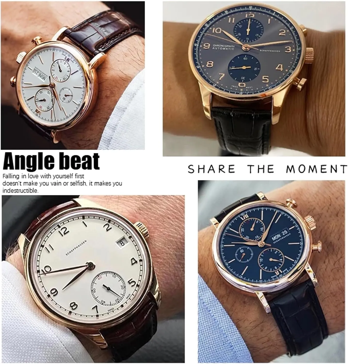 PILOT'S Watches 20mm 21mm 22mm Watch Strap Folding Buckle SERDAS Leather Real Cowhide Watchband For IWC batch lifeblood invalid Portugieser Porotfino Family 