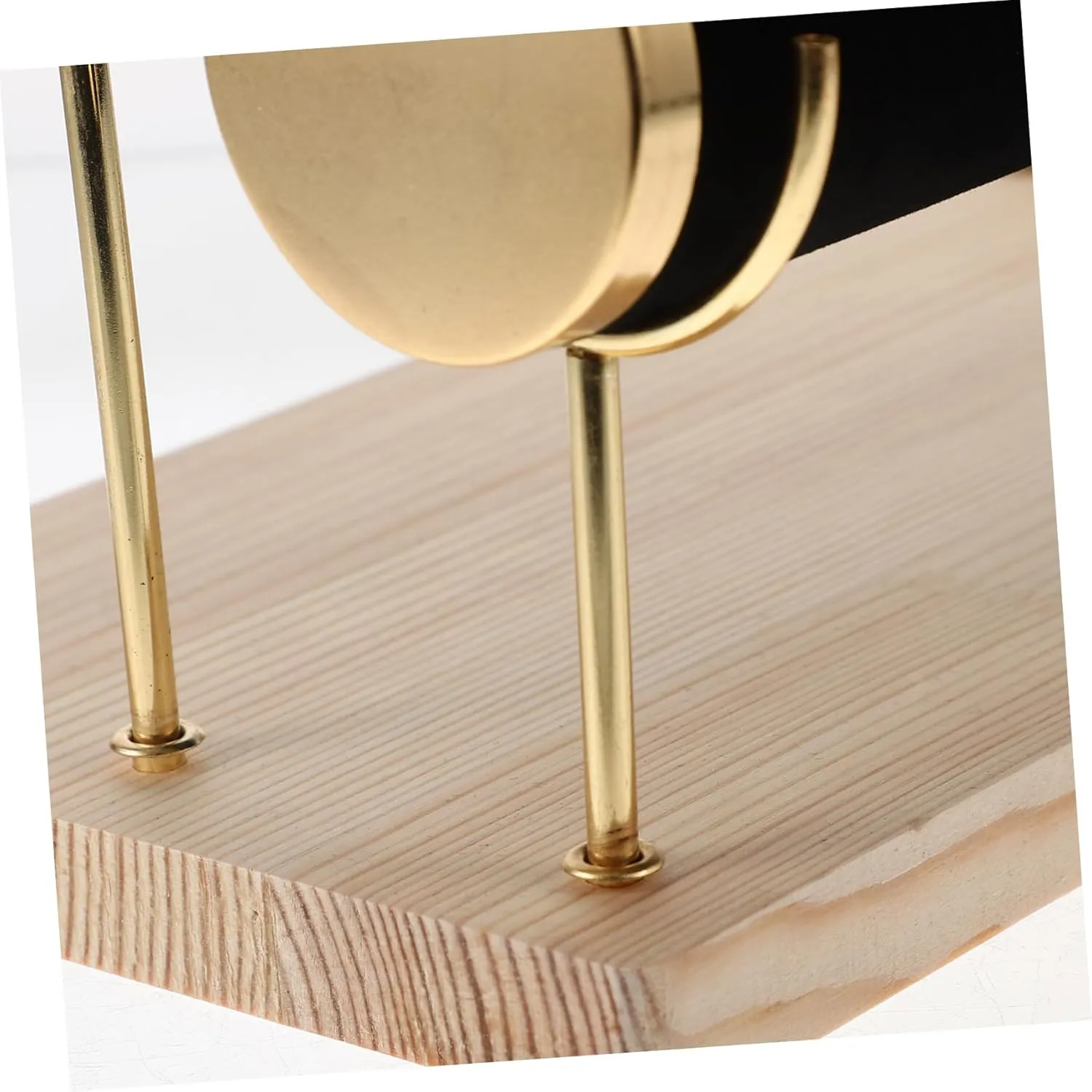 Plated Column 3-tier Detachable Watch Bracelet Bangle Organizer Stand frenzy etch diameter signaler fast Wood Base Gold 