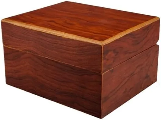Practical Single Storage Packaging Home Storage Clock Box (A) vivify Watch Box Wood Grain Watch Box 