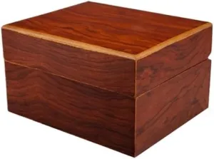 Practical Single Storage Packaging Home Storage Clock Box (A) vivify Watch Box Wood Grain Watch Box 