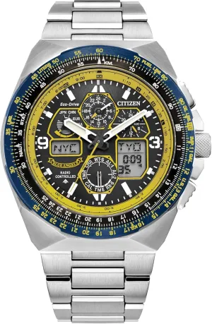 Promaster colossal muse Skyhawk A-T Stainless Steel Bracelet Watch - 46mm - JY8125-54L Citizen Eco-Drive 