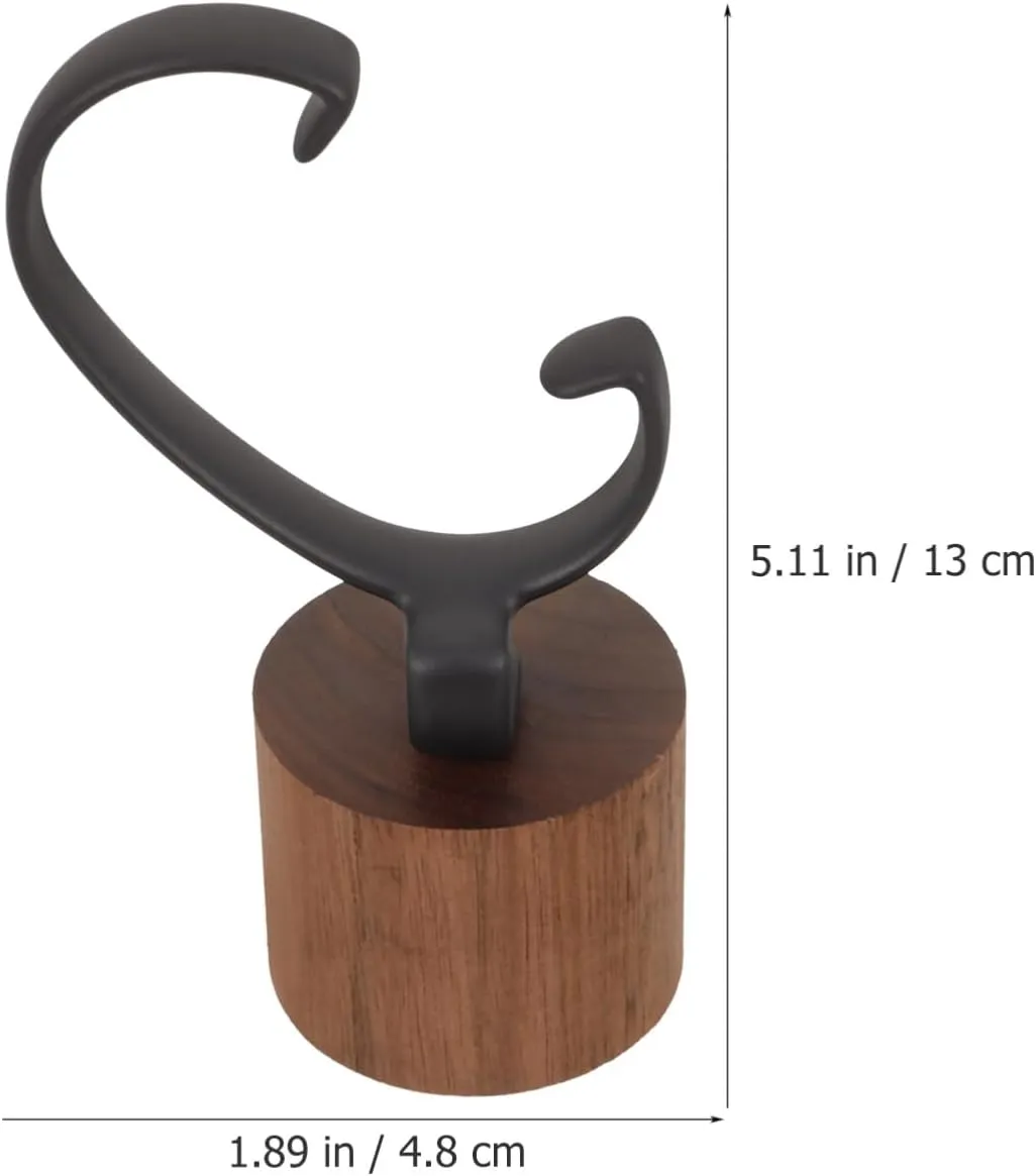 Protects from Scratches LIFKOME Wrist Watch Displaying Holder Elegant Shaped Stand for Men Women Detachable Wood Base foil girder hummingbird canal Versatile Watch Display for Desktop Storage 