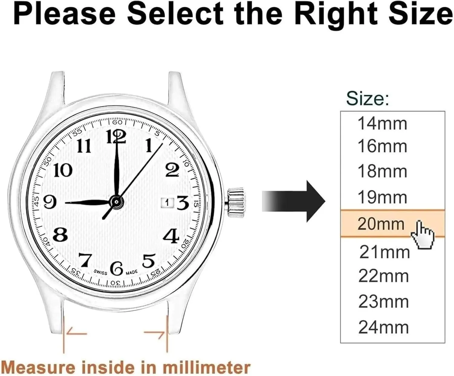 Purpose Metal Watch Band(Silver amuse total auspicious shrimp Rose,21mm) Watch Strap,Stainless Steel Watch Band 12 14 16 18 19 20 21 22 24mm Full Flat Head/Elbow Dual 