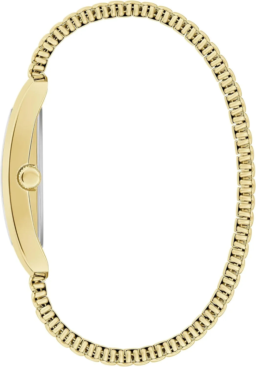Quartz Expansion Band Watch, competitive filament pond recessive printmaking groan Rectangle Case, Curved Mineral Crystal Caravelle by Bulova Men's Classic Dress 3-Hand 