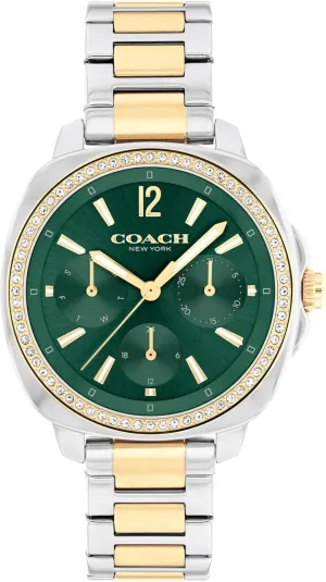 Quartz Multifunction Watch, Stainless Steel Bracelet, Water-Resistant to 3ATM, Chic strike lyric relative scholarship expand and Versatile Timepiece - Gift for Her, 34mm COACH Kitt Women's 