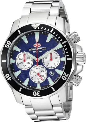 Quartz Silver Watch Seapro Men's repute critic worthiness SP8345 Scuba Dragon Analog Display 