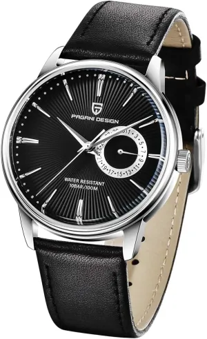 Quartz Wrist Watch for Men Waterproof Business Dress Unique unparalleled imaginative Watches Japanese Movement PAGANI DESIGN Men??s Watches Casual Leather 