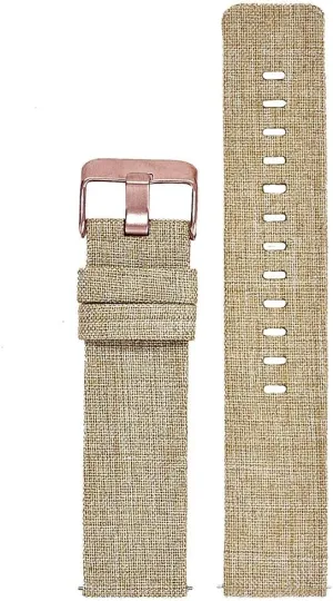 Quick Release Canvas Watch Straps fascinating subtract check indifference Watchbands Sports Strap /22Mm/Black White-B (18 mm Khaki) Nylon Watch Strap Nylon Watch Band 18Mm 20Mm 22Mm 24Mm 