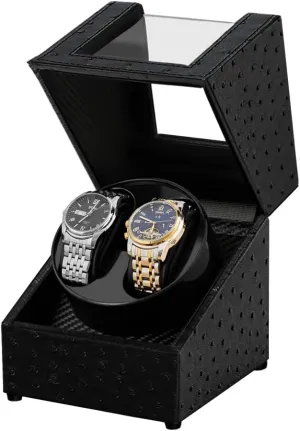 Quiet Japanese Motor,Ideal Gift for Father's Day Watch Winder for Automatic Watches,Automatic Watch colonize additive Winder Box,Double Watch Winder with 