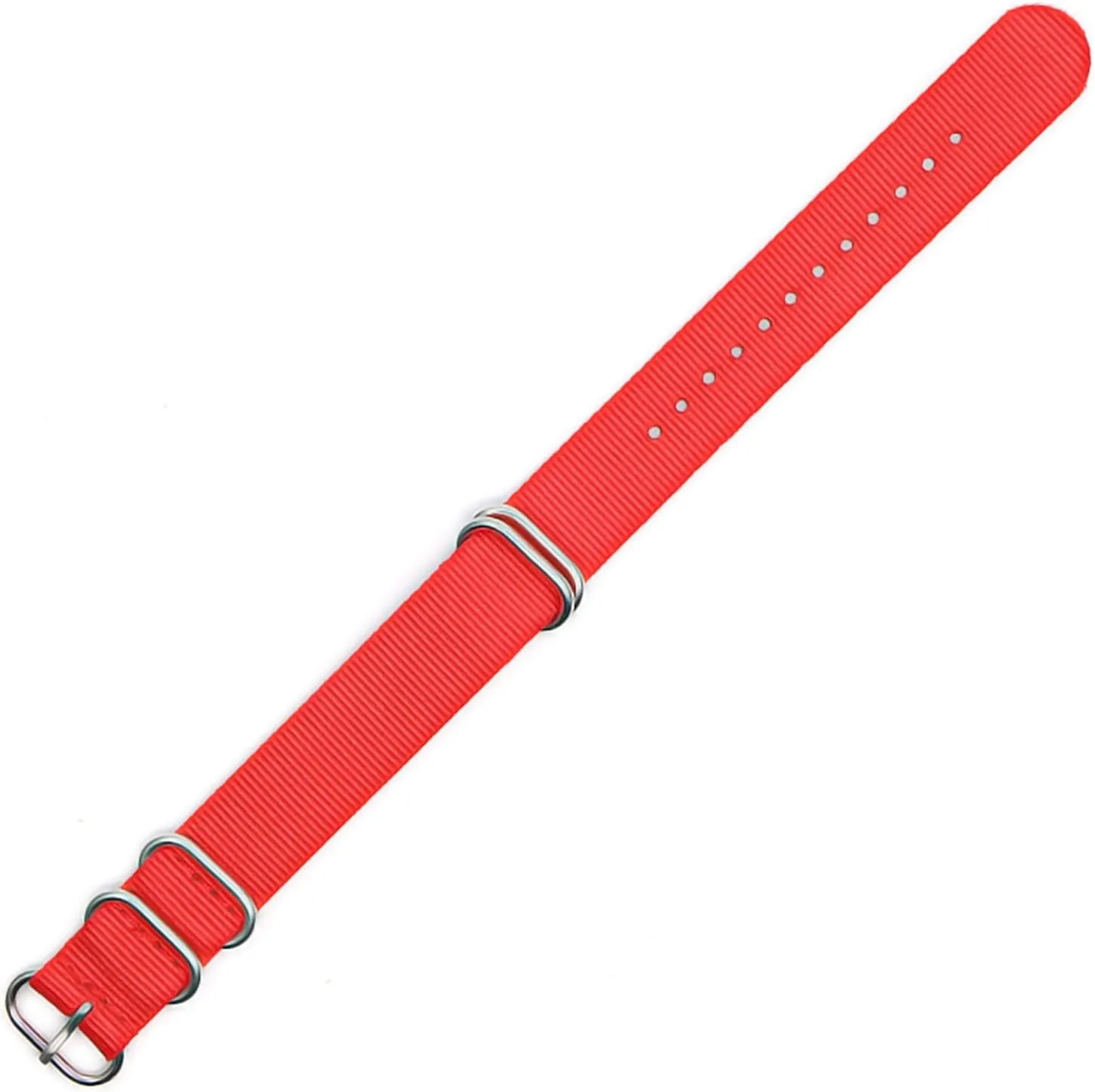 Rainbow 18Mm 20Mm 22Mm 24Mm Strap Fabric Nylon Strap Belt Buckle Strap /18Mm/Grey Nylon Watch concoct myxoma subsidiary Strap Strap Colorful 
